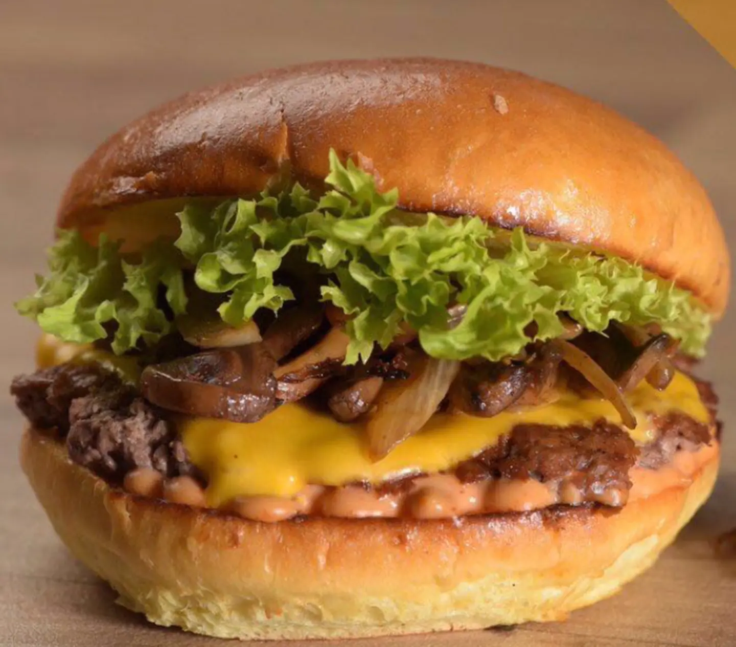 Mushroom Meat Burger - Mushroom Meat Burger Sandwich