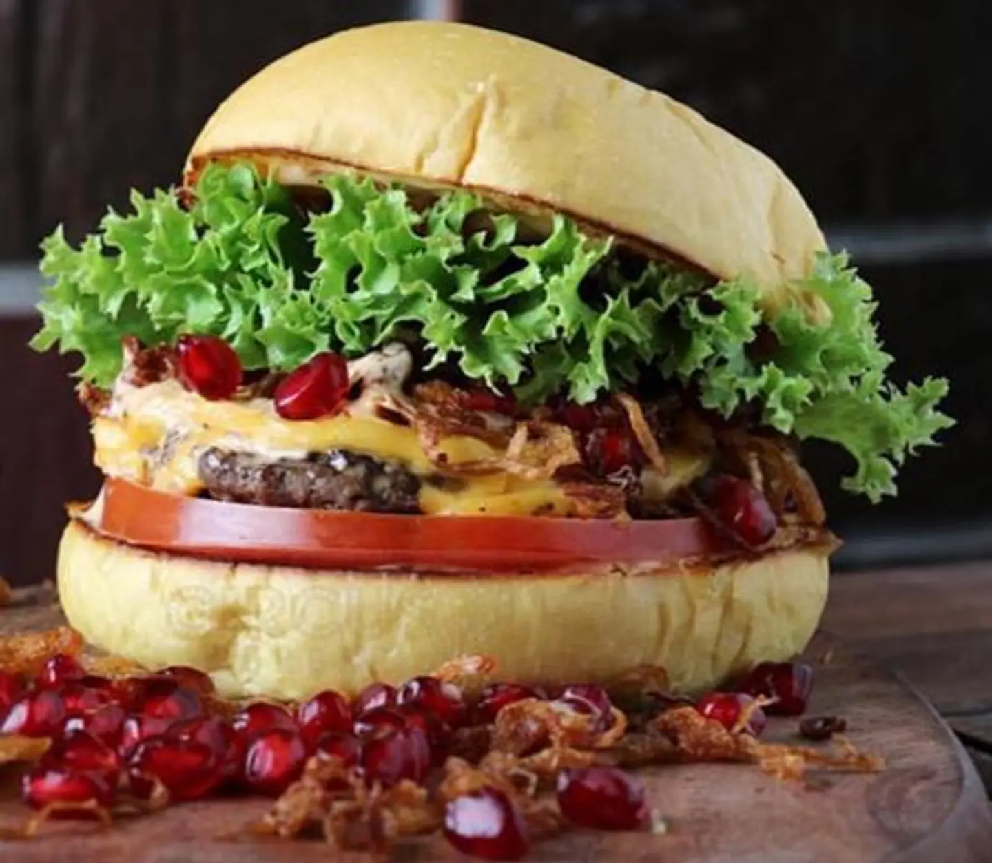 Pomegranate Meat Burger - Sandwich