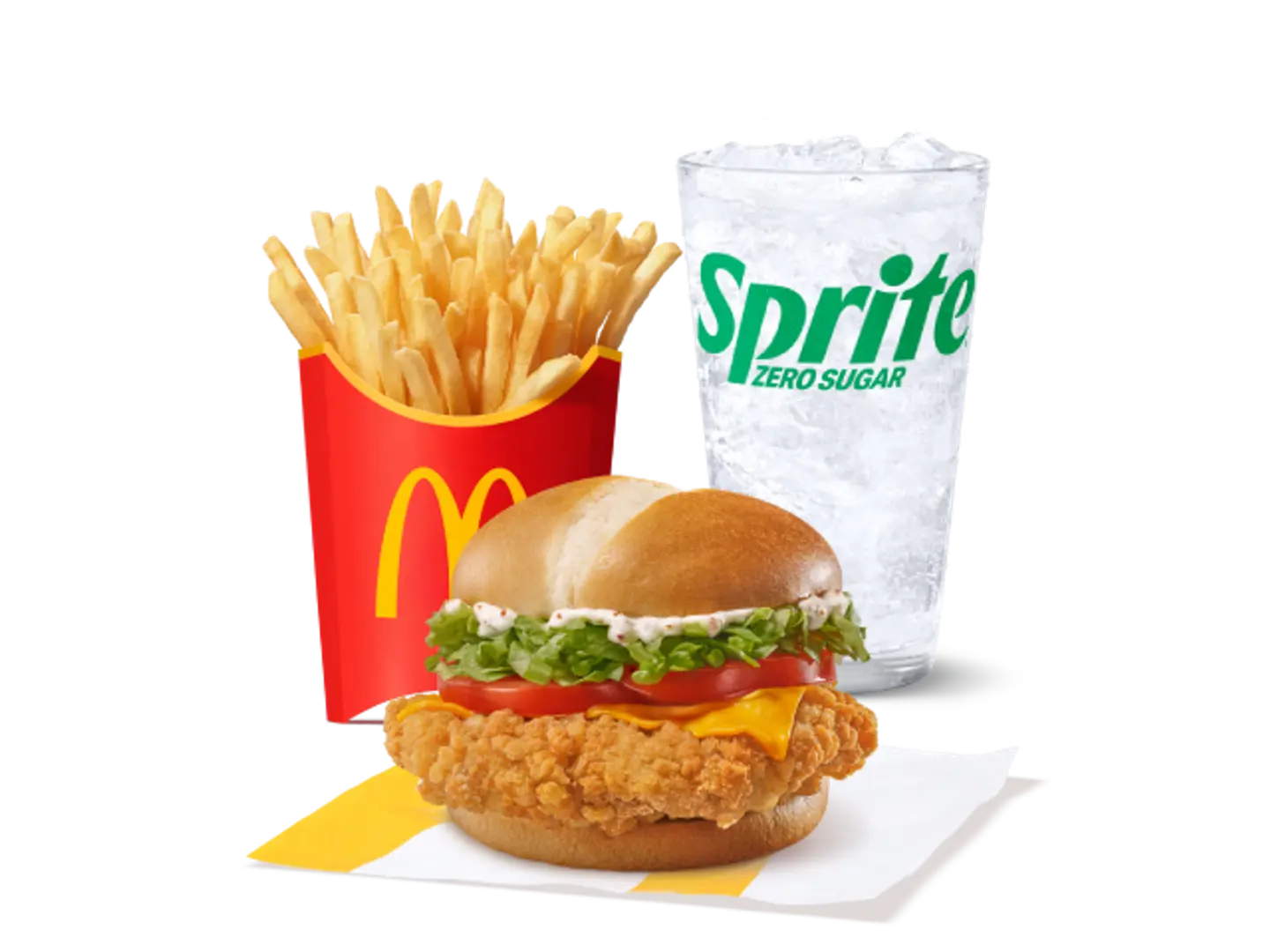 Mc Crispy Deluxe Medium Meal