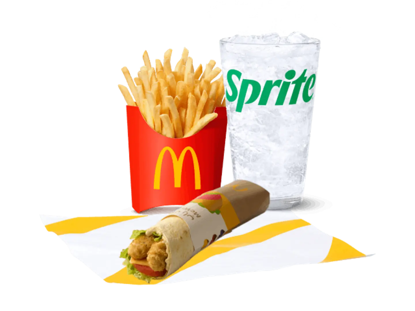 Mc Wrap Garlic Medium Meal