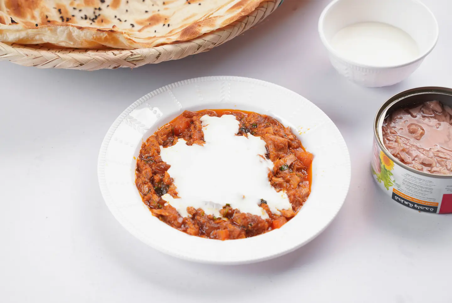 تونه بالجبن