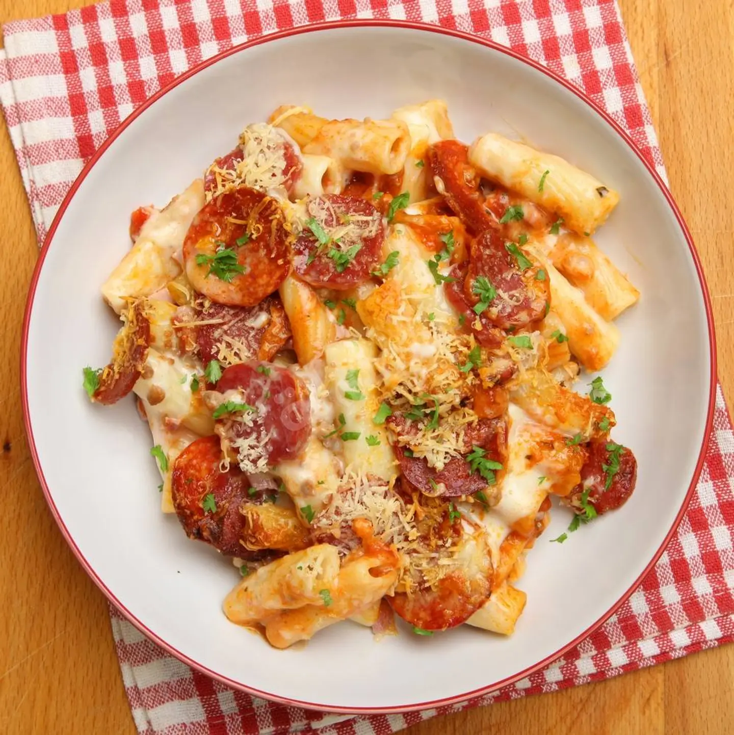 باستا مع الببروني