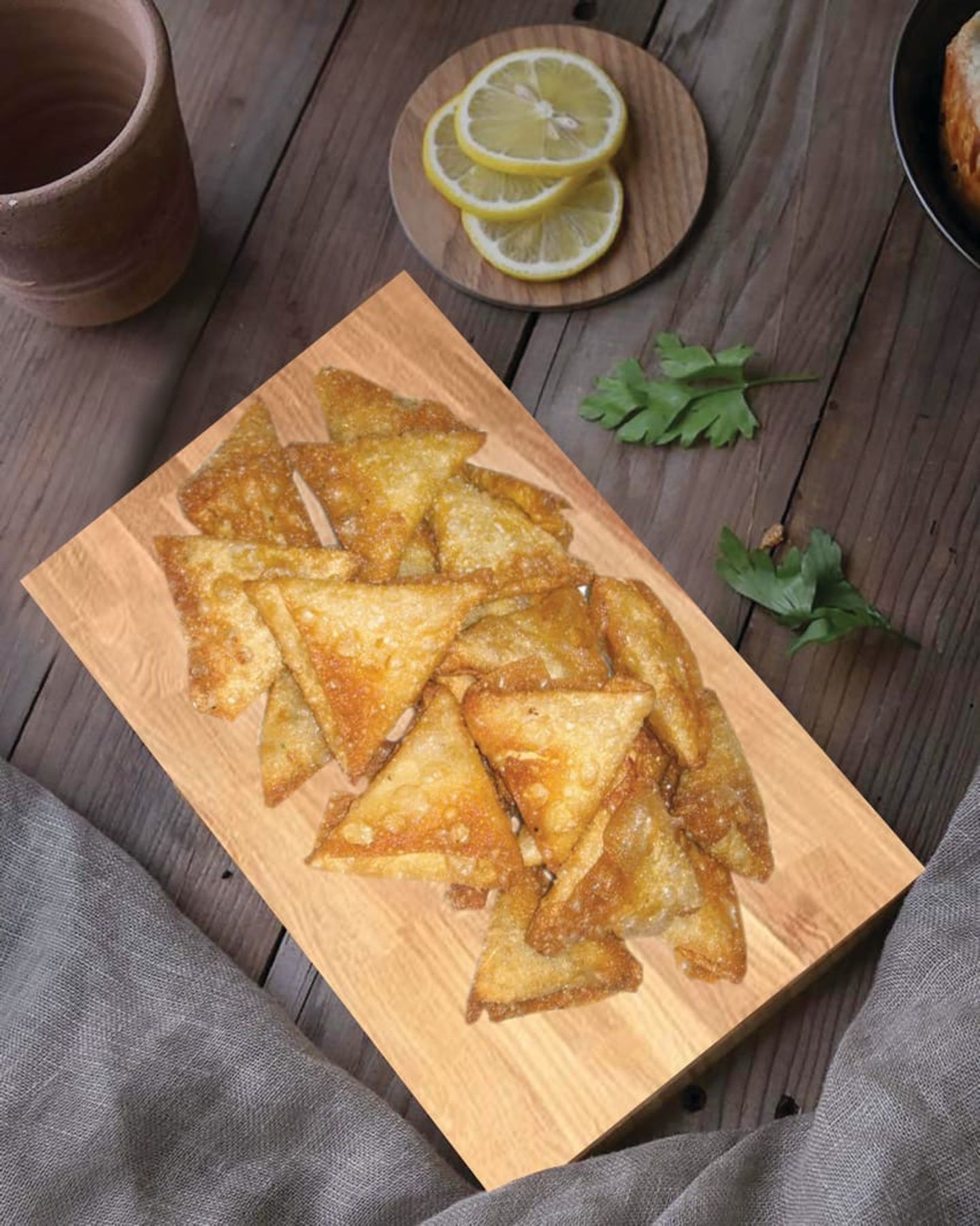 سمبوسة جبن سائل - وسط