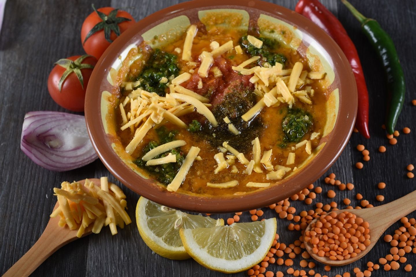 عدس جبن شدر