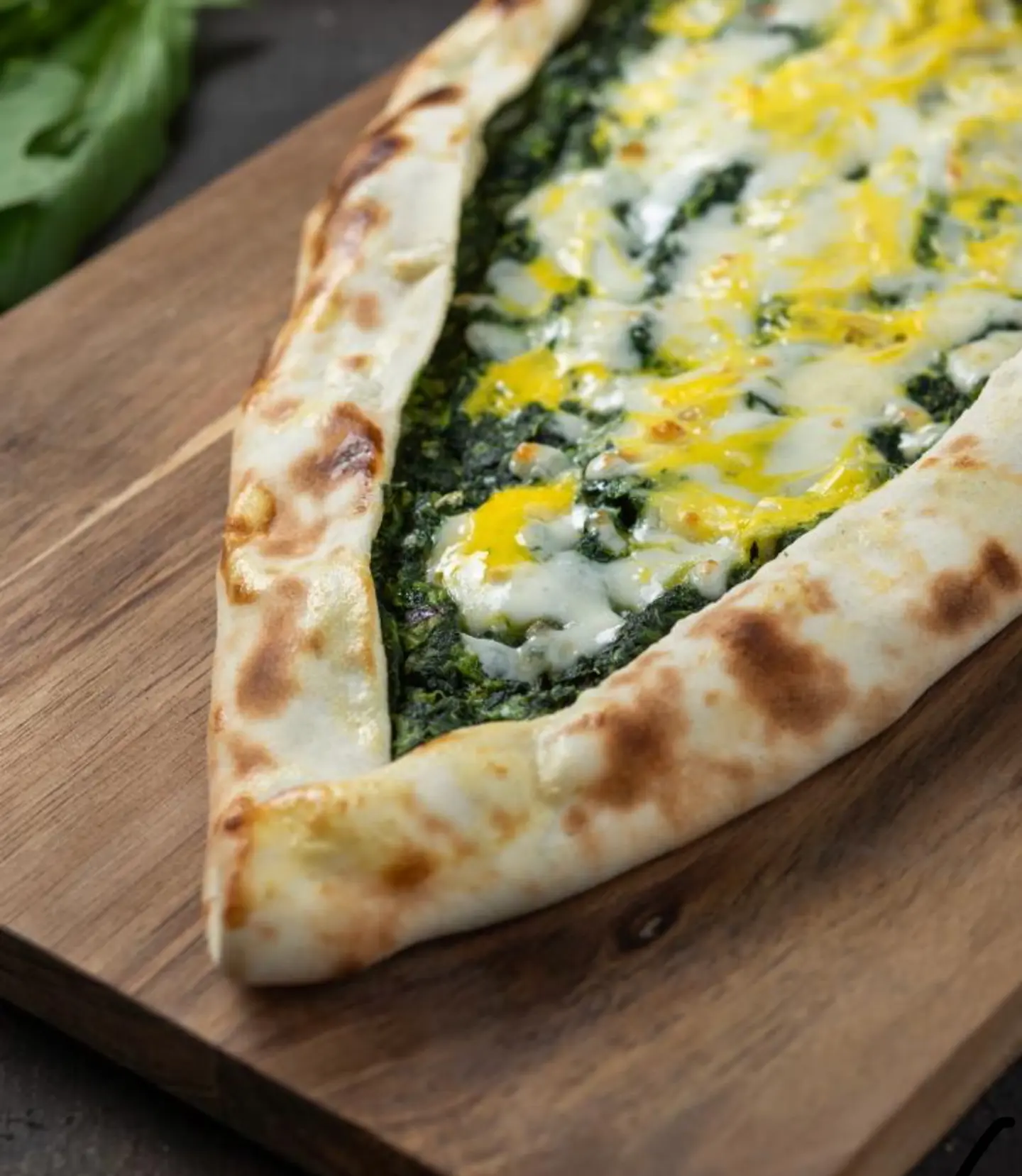 Spinach With Cheese And Eggs