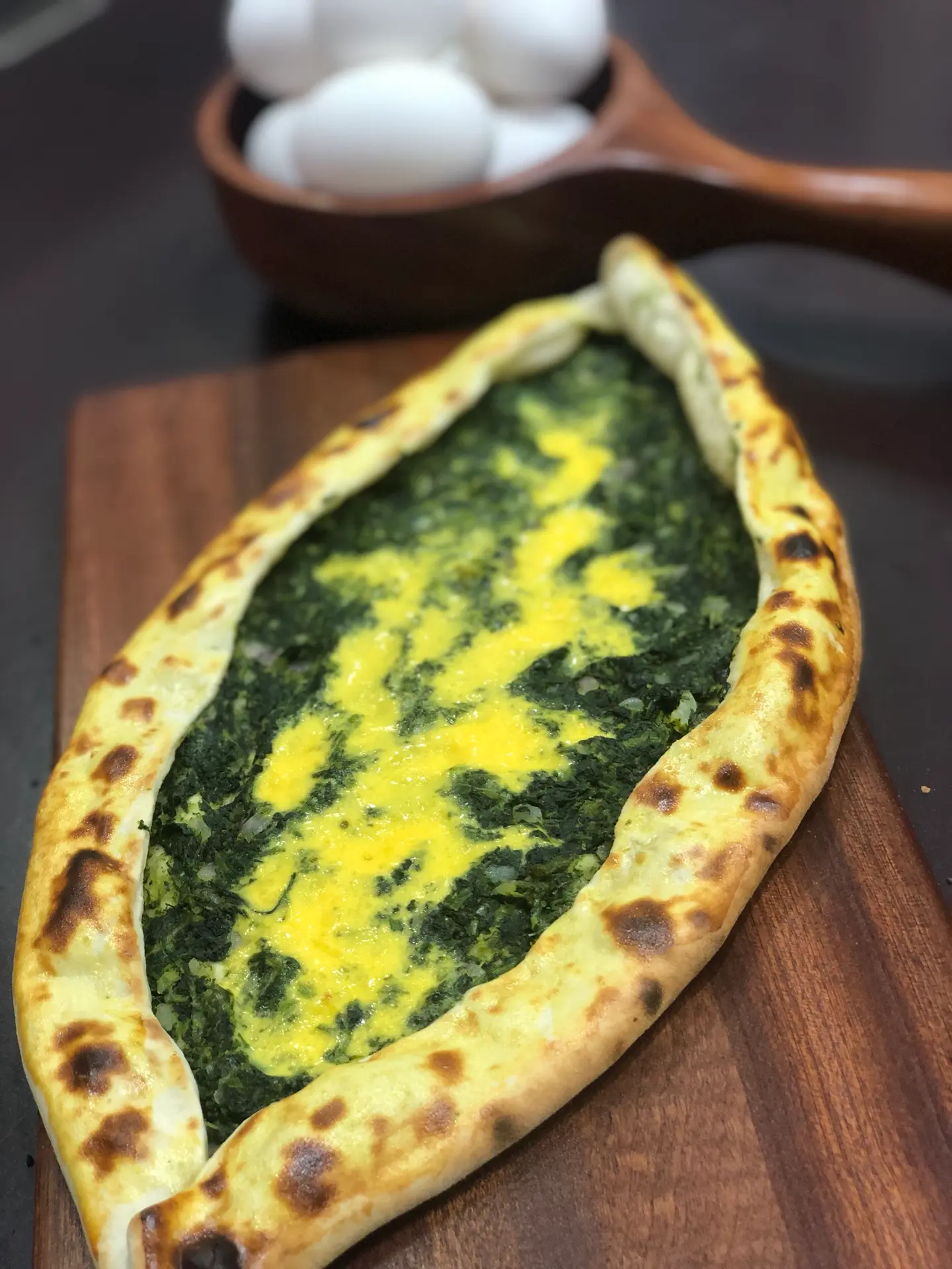 Spinach With Eggs