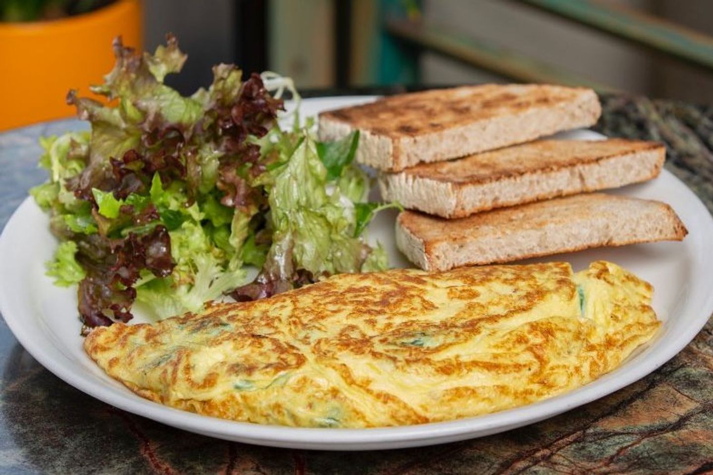 The Spinach And Feta Omelet