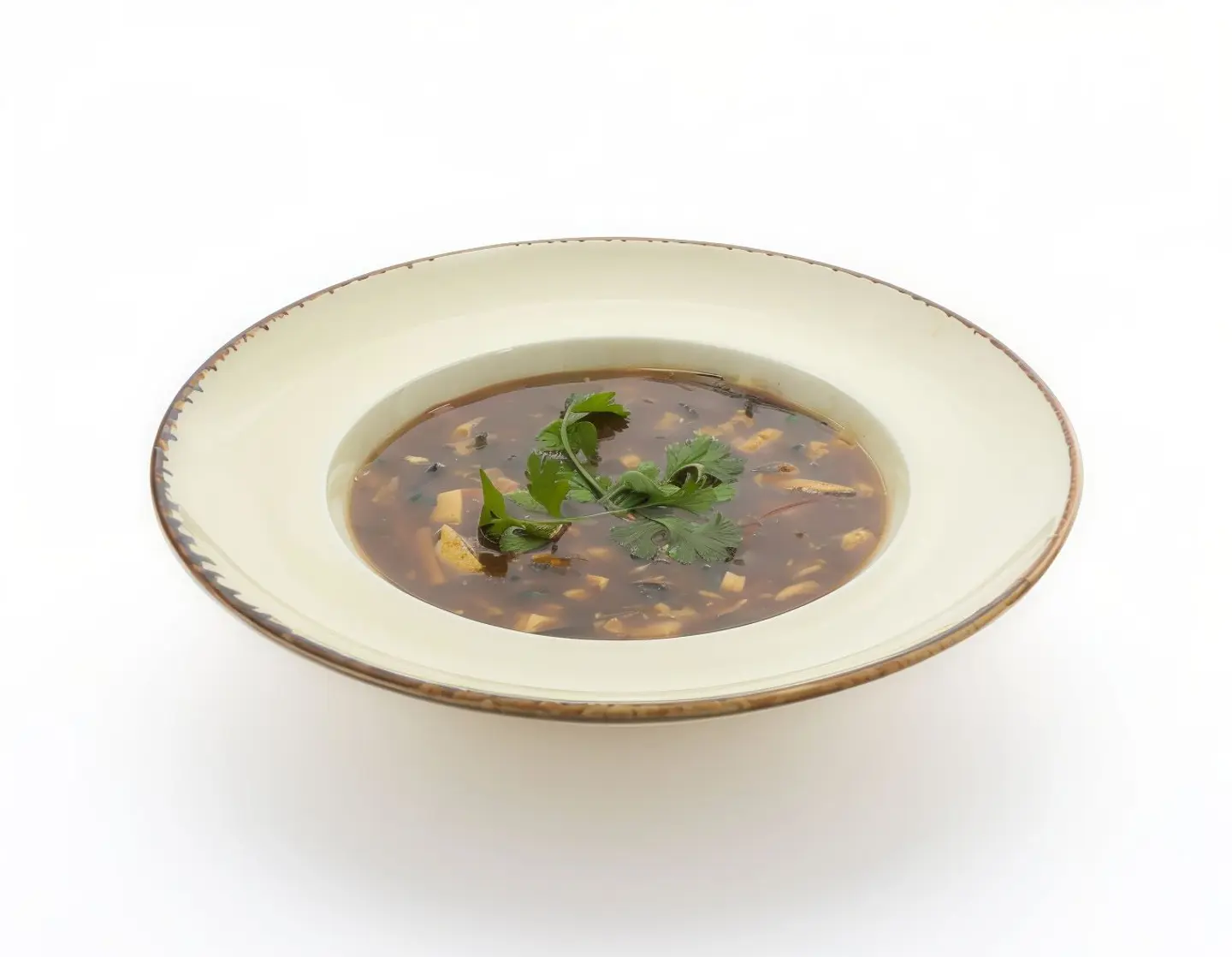 شوربة دجاج حامض وحار