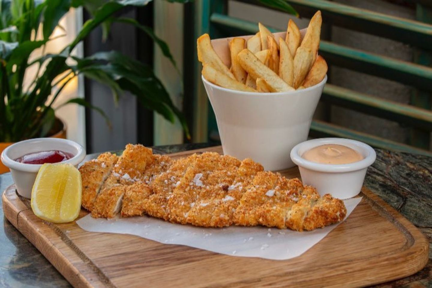 Chicken Milanese And Fries