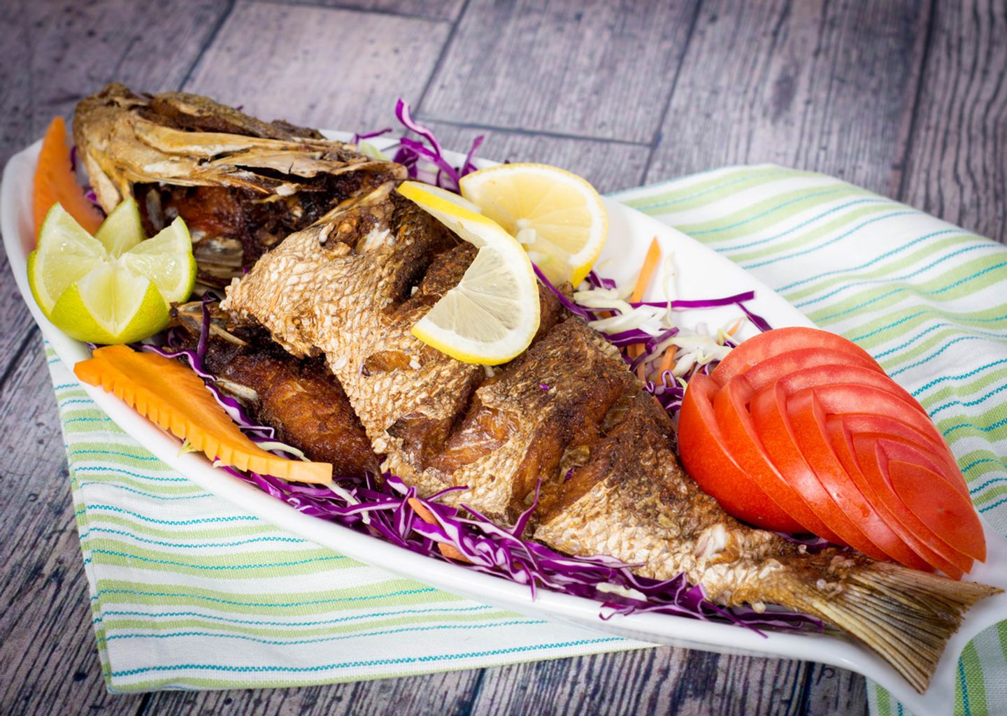 Fried Nemipterus Fish