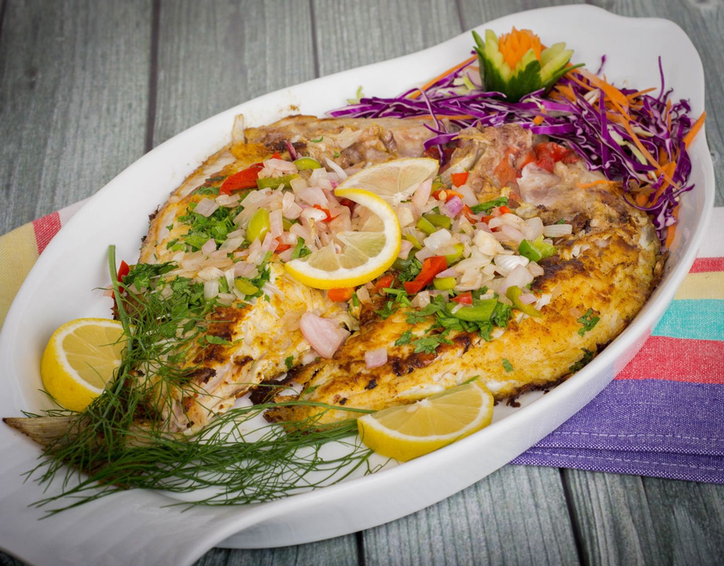 Grilled Emperor Fish