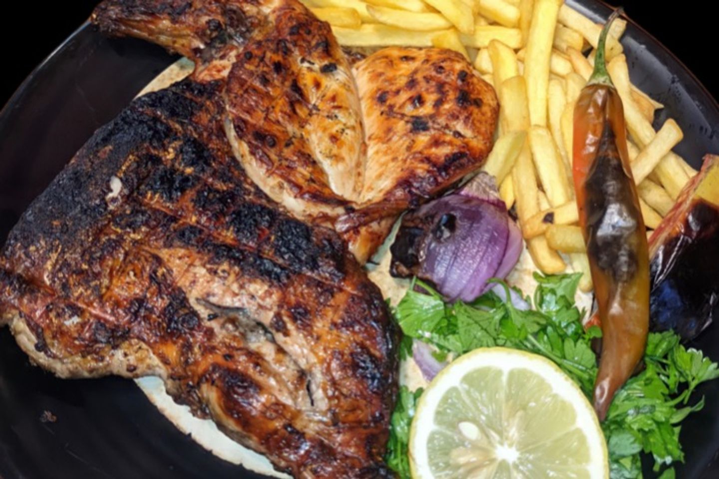نص عالفحم مع الرز