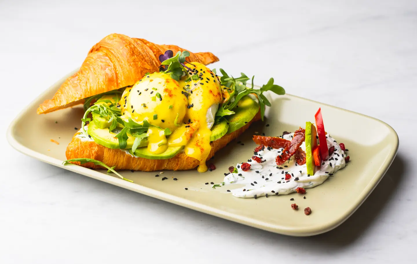 Benedict Egg Croissant
