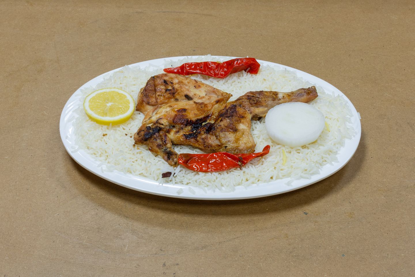 دجاج مظبي - نص حبه