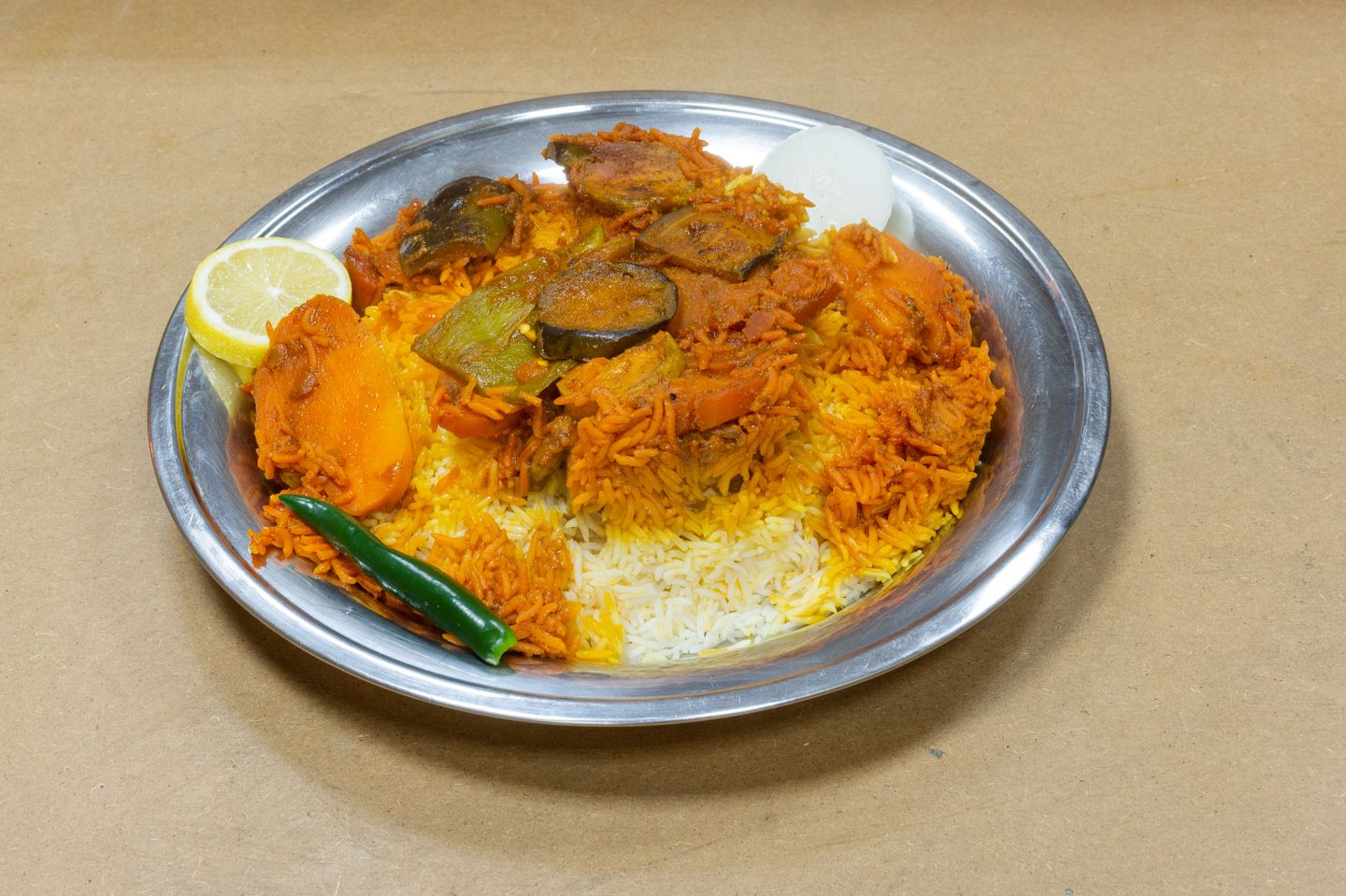 دجاج مقلوبه  - نص حبه