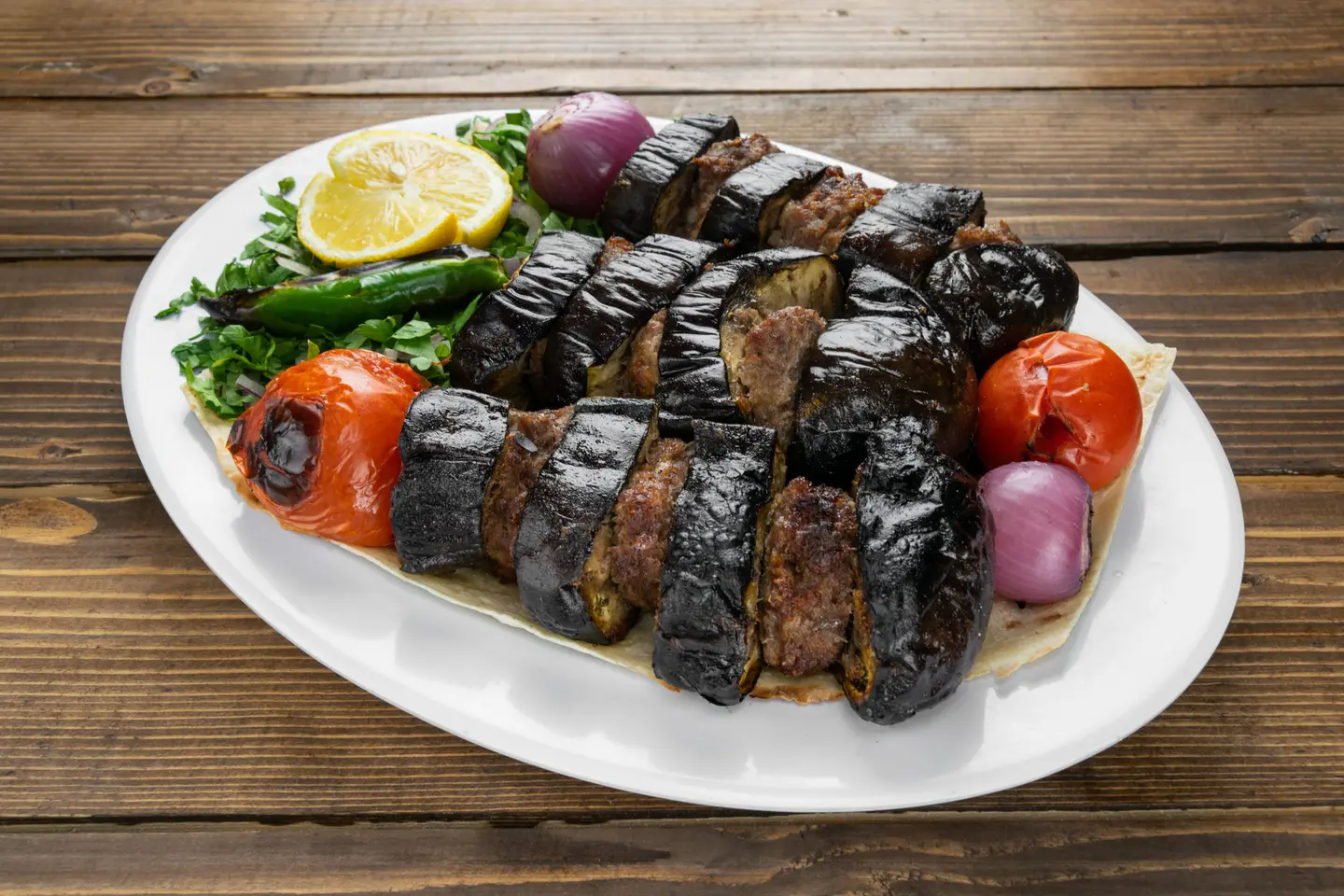 كباب باذنجان - كيلو