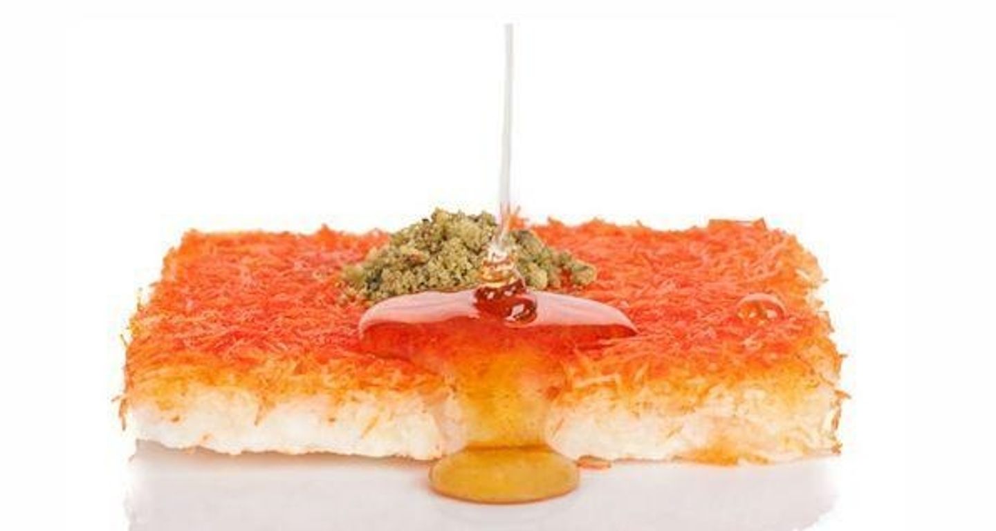 kanafa with cream - Medium