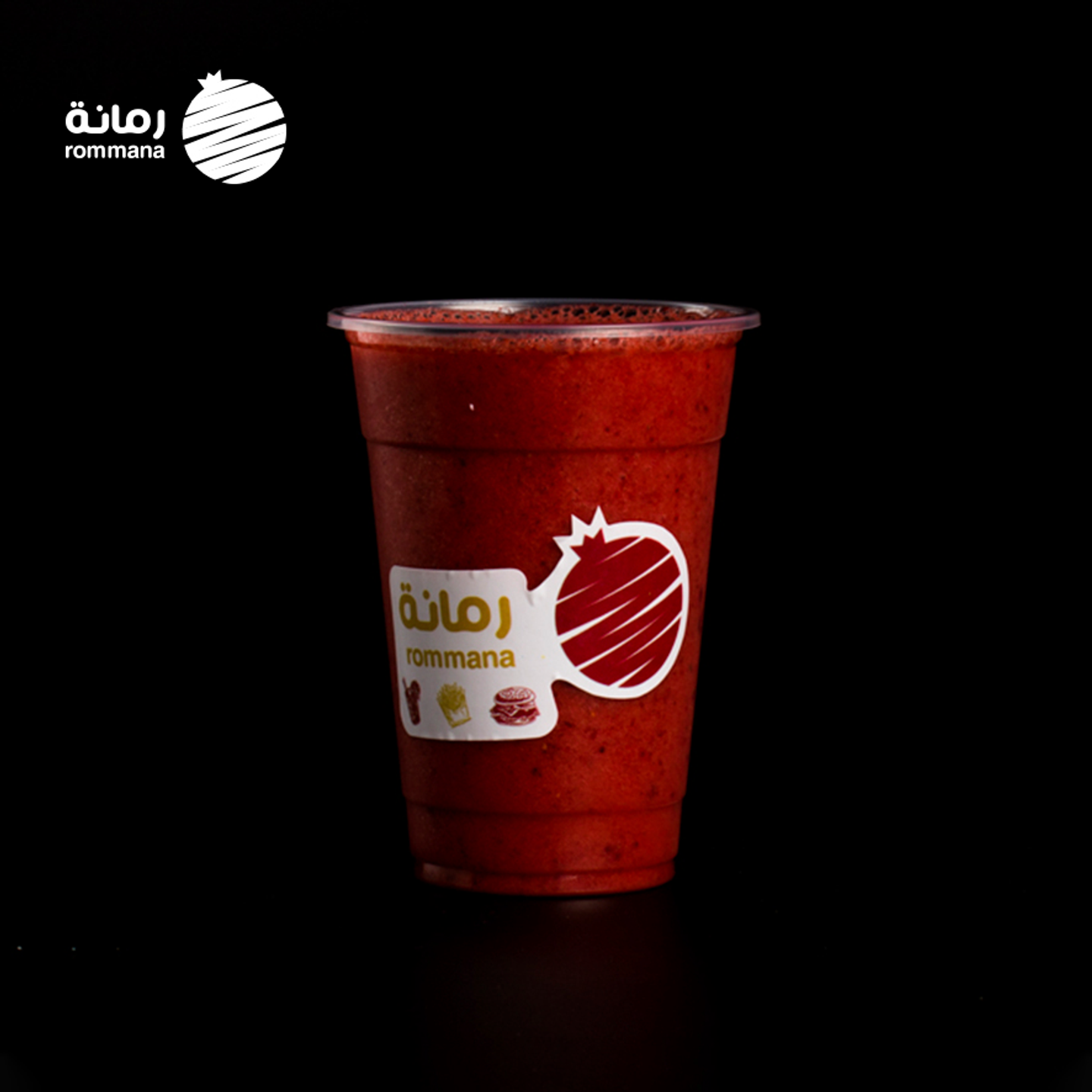 برتقال و توت  - كوب