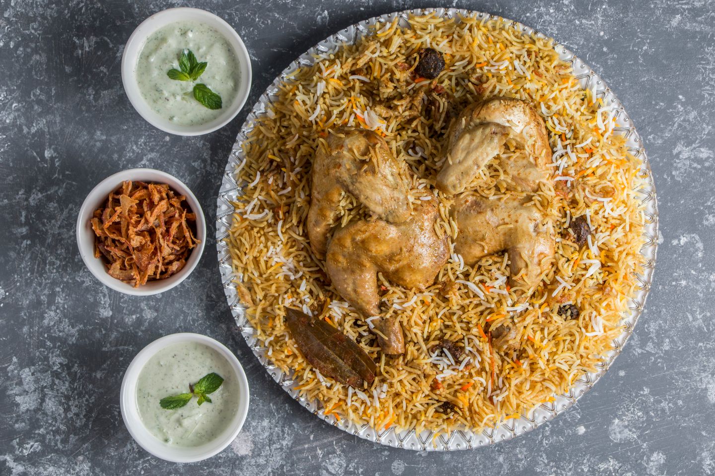 Chicken Biryani - Half A Chicken