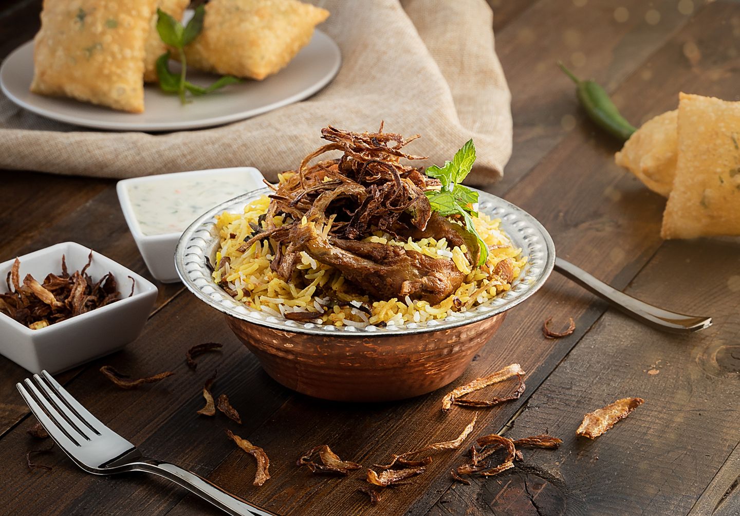 نصف حبة دجاج برياني - نصف