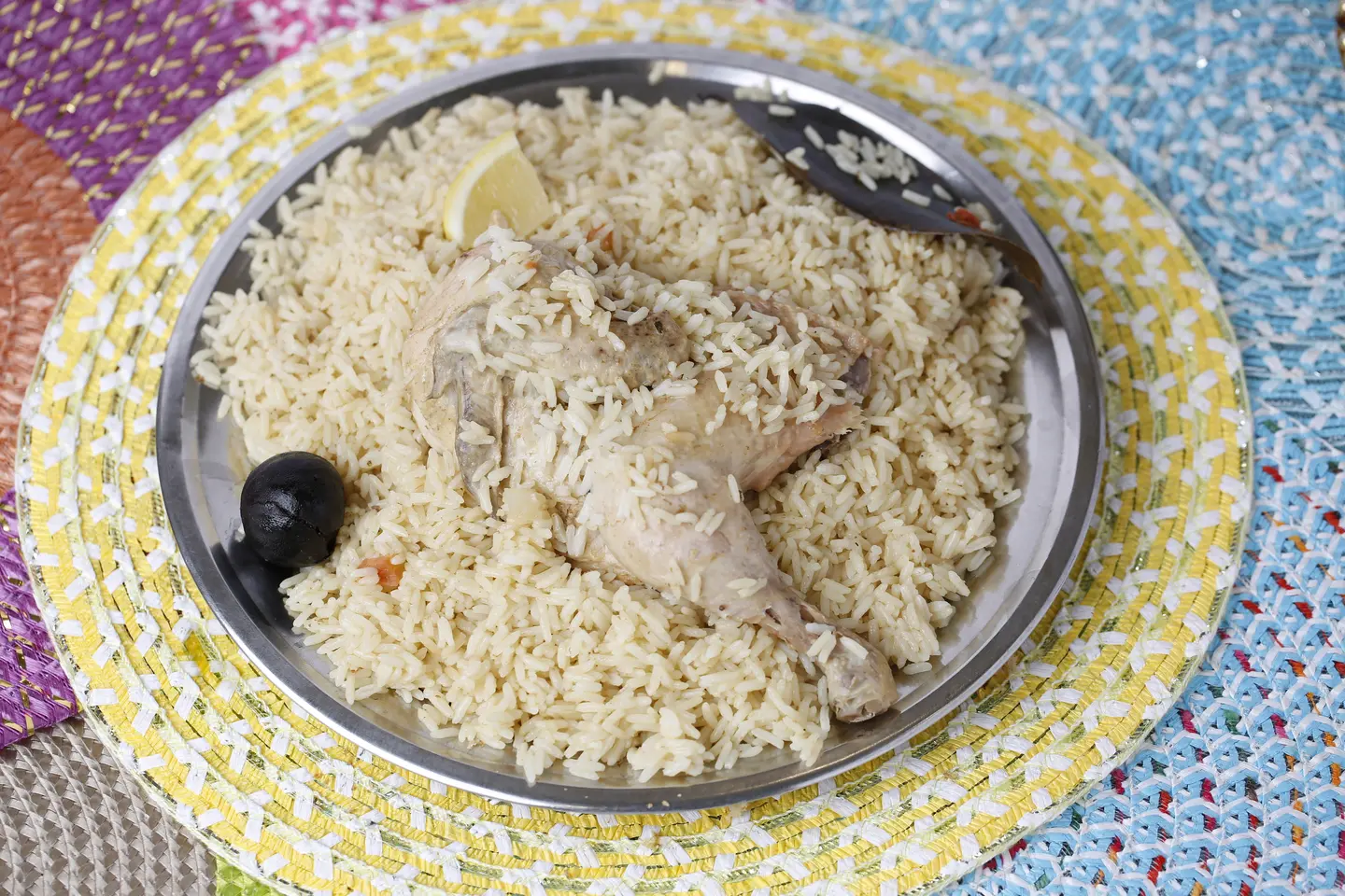 دجاج مضغوط - نصف