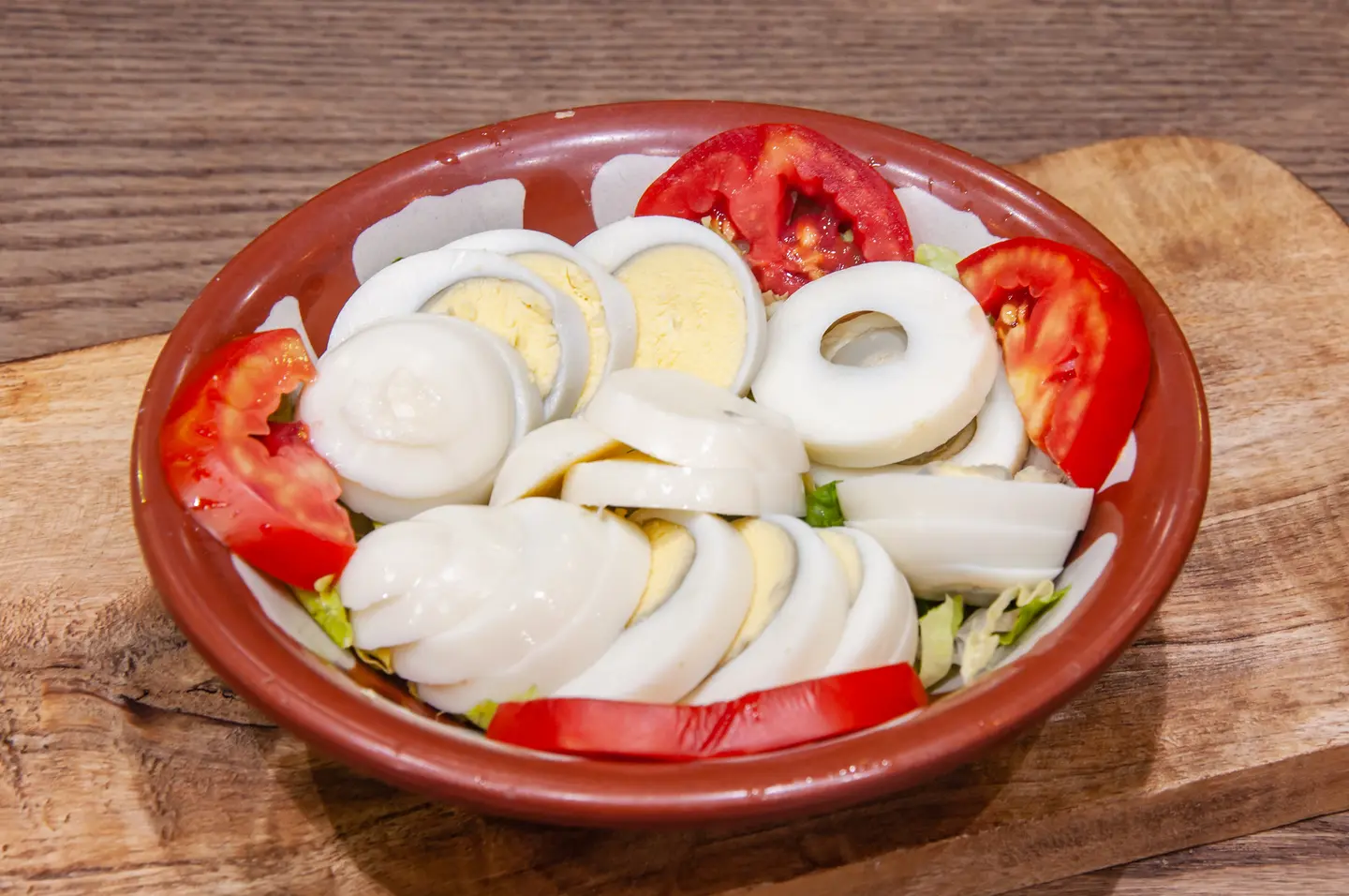 صحن بيض مسلوق  - صغير