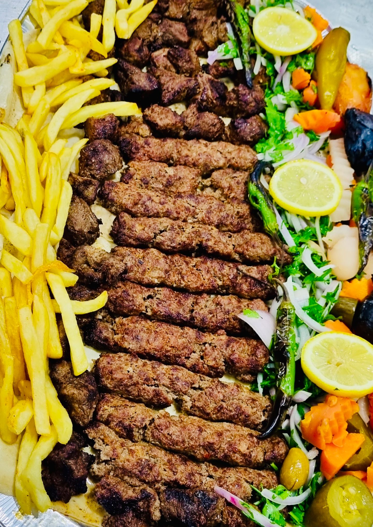 صحن كباب لحم  - أربعه أسياخ
