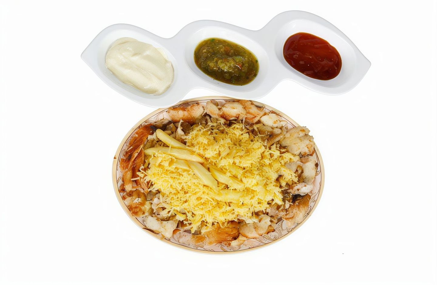 صحن دجاج بالجبنة - صغير