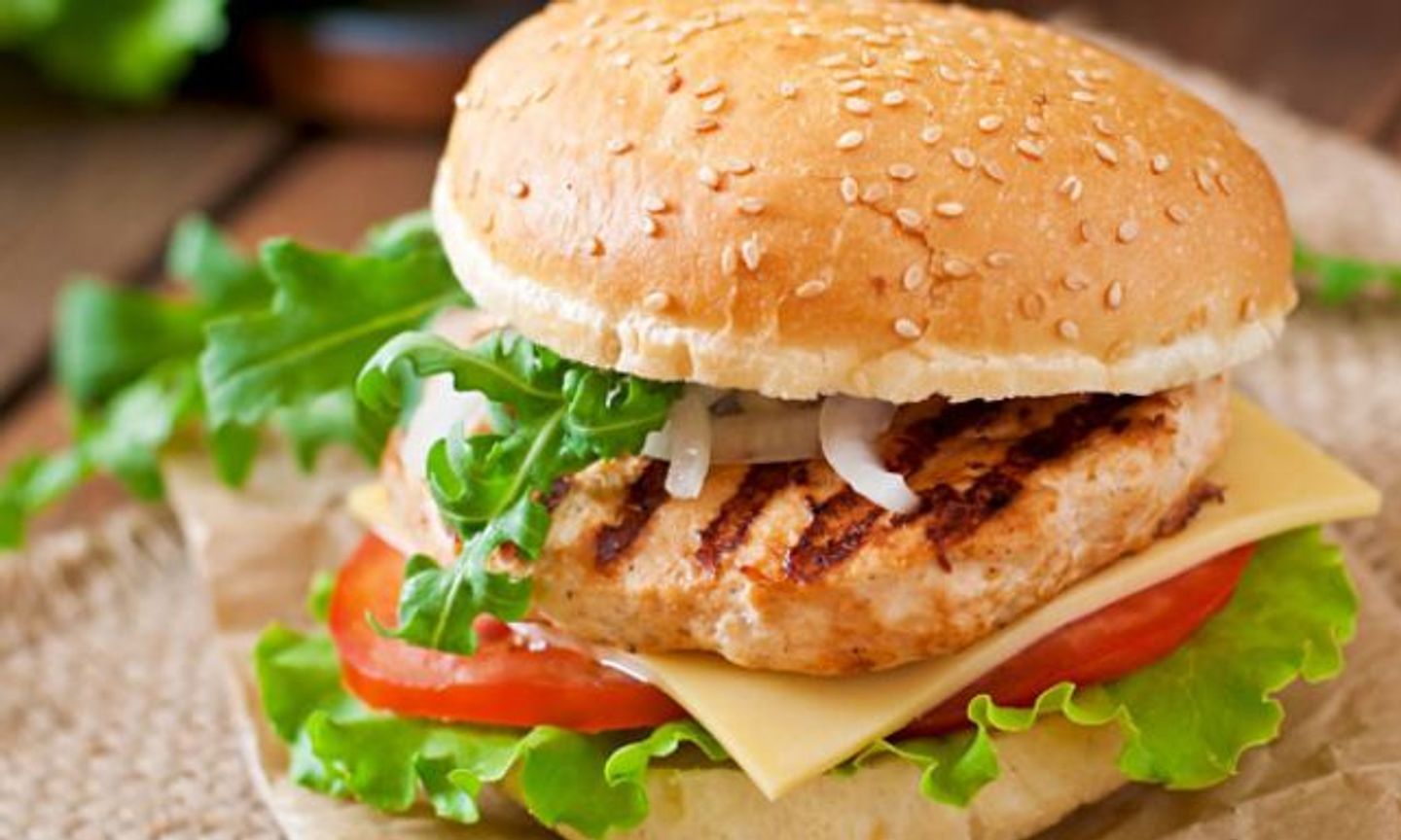 Grilled Chicken Burger - Meal