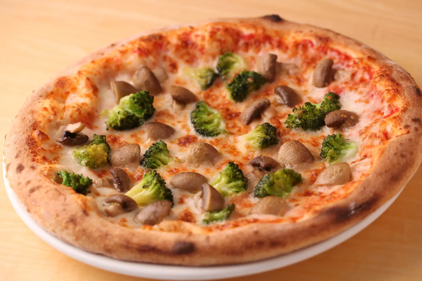Broccoli And Mushrooms  - Medium