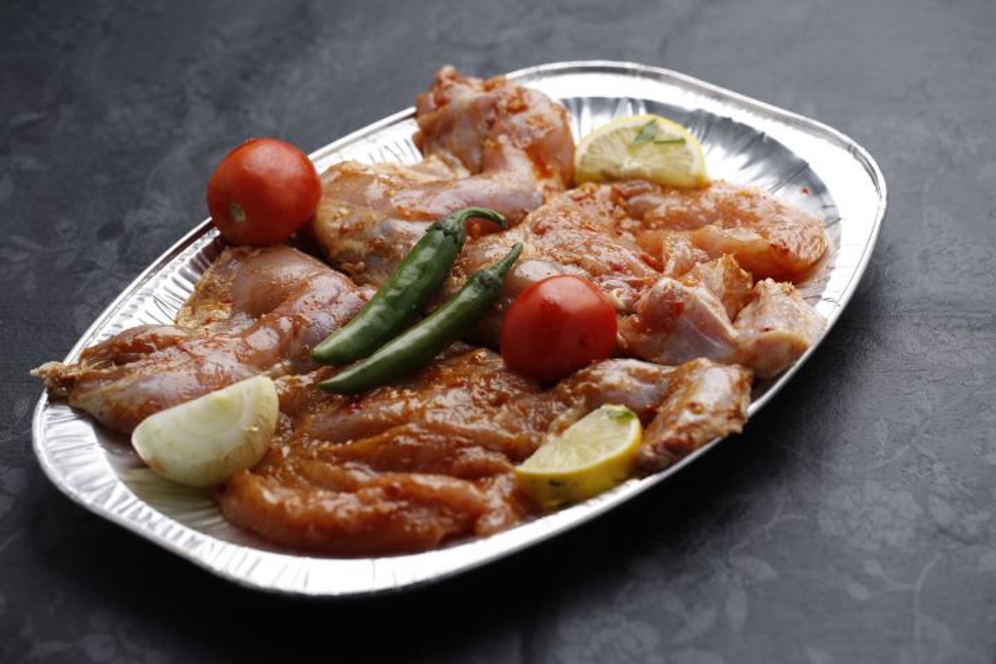 دجاج على الفحم سادة - نص دجاجة