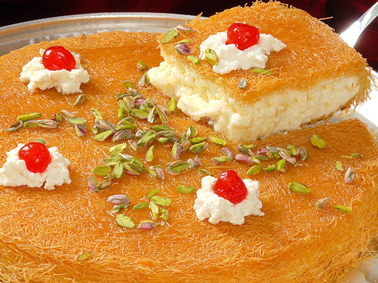 كنافة خشنة بالقشطة - حجم عادي