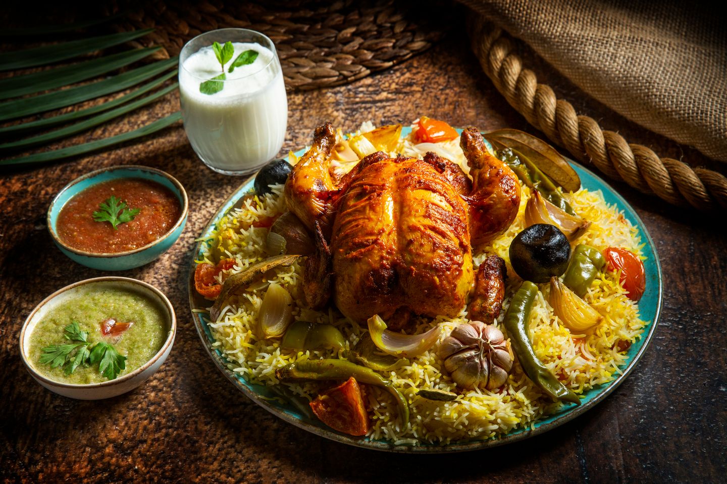 Soayfat Chicken Mandi - Half Chicken