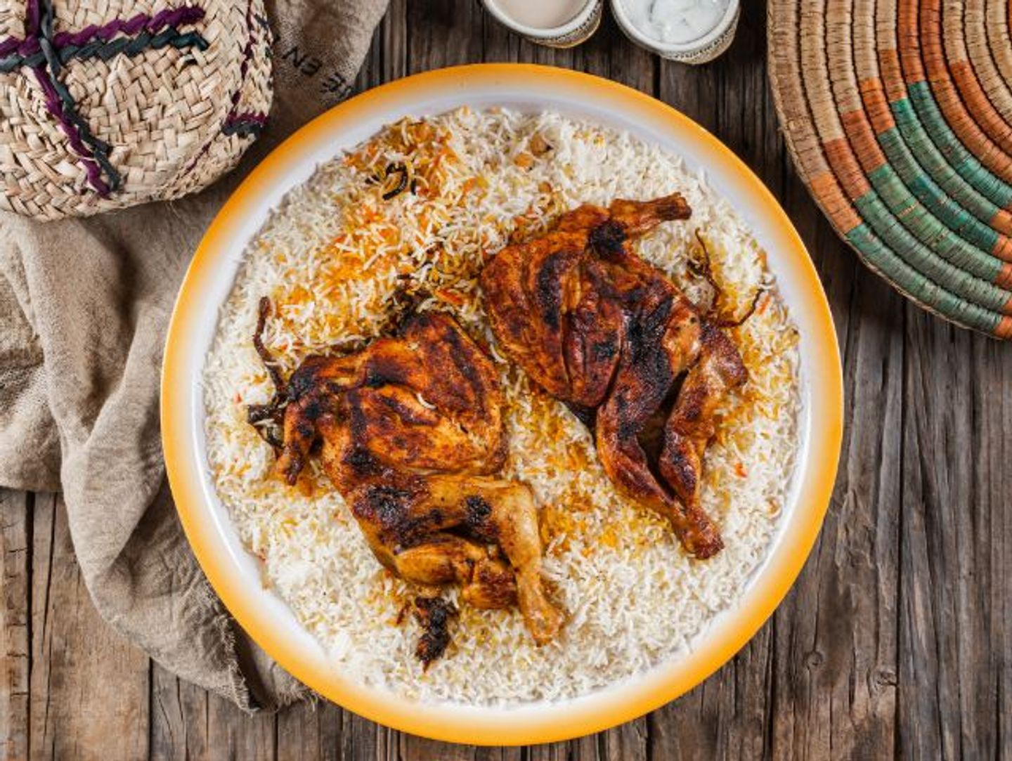 دجاج مظبي - نص دجاجة سادة