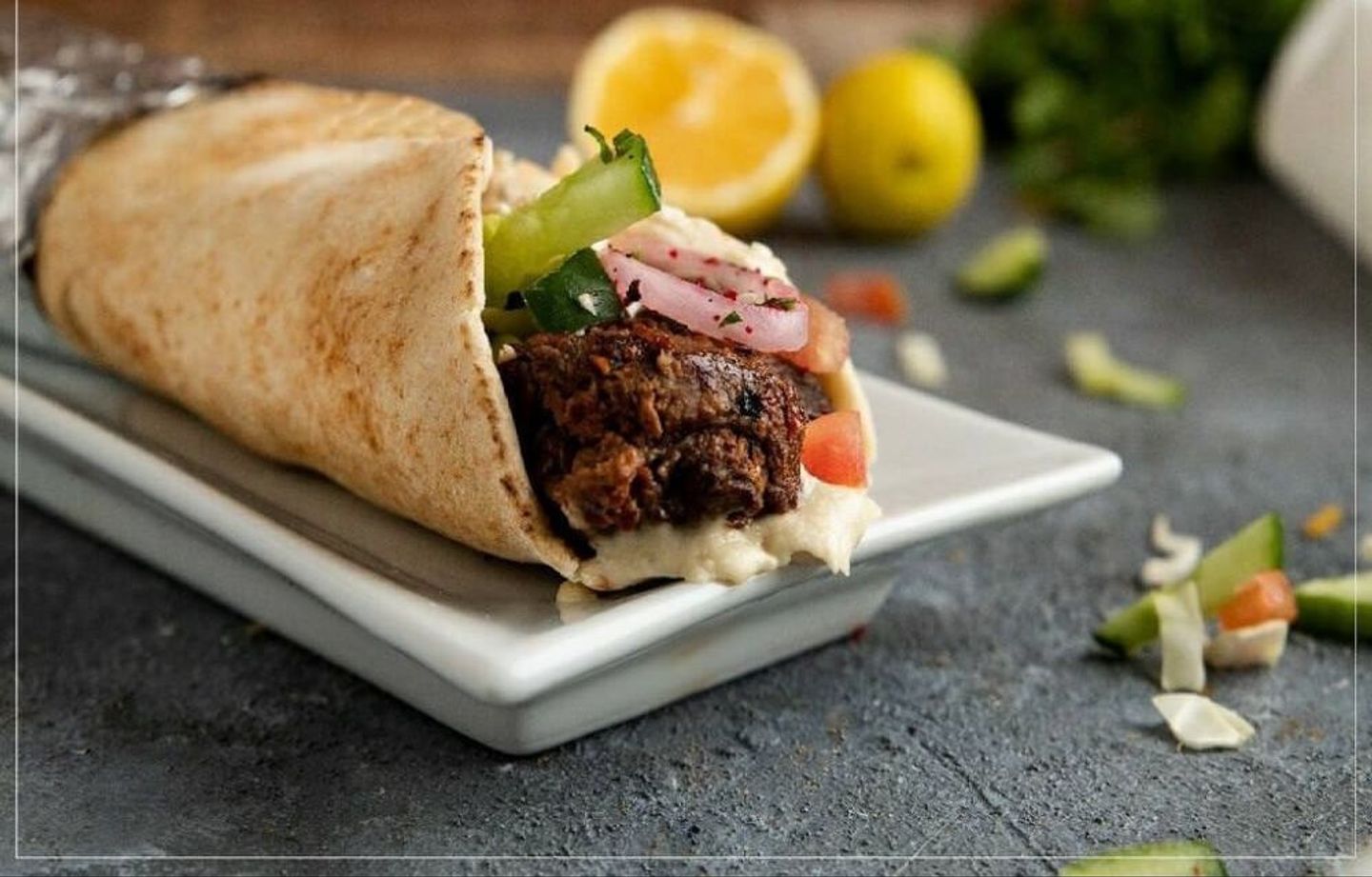 Meat Awsal Sandwich - Regular