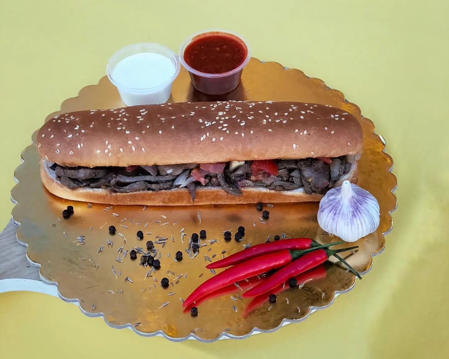 ساندوتش كبده جامبو - كلاسك كبده ساده