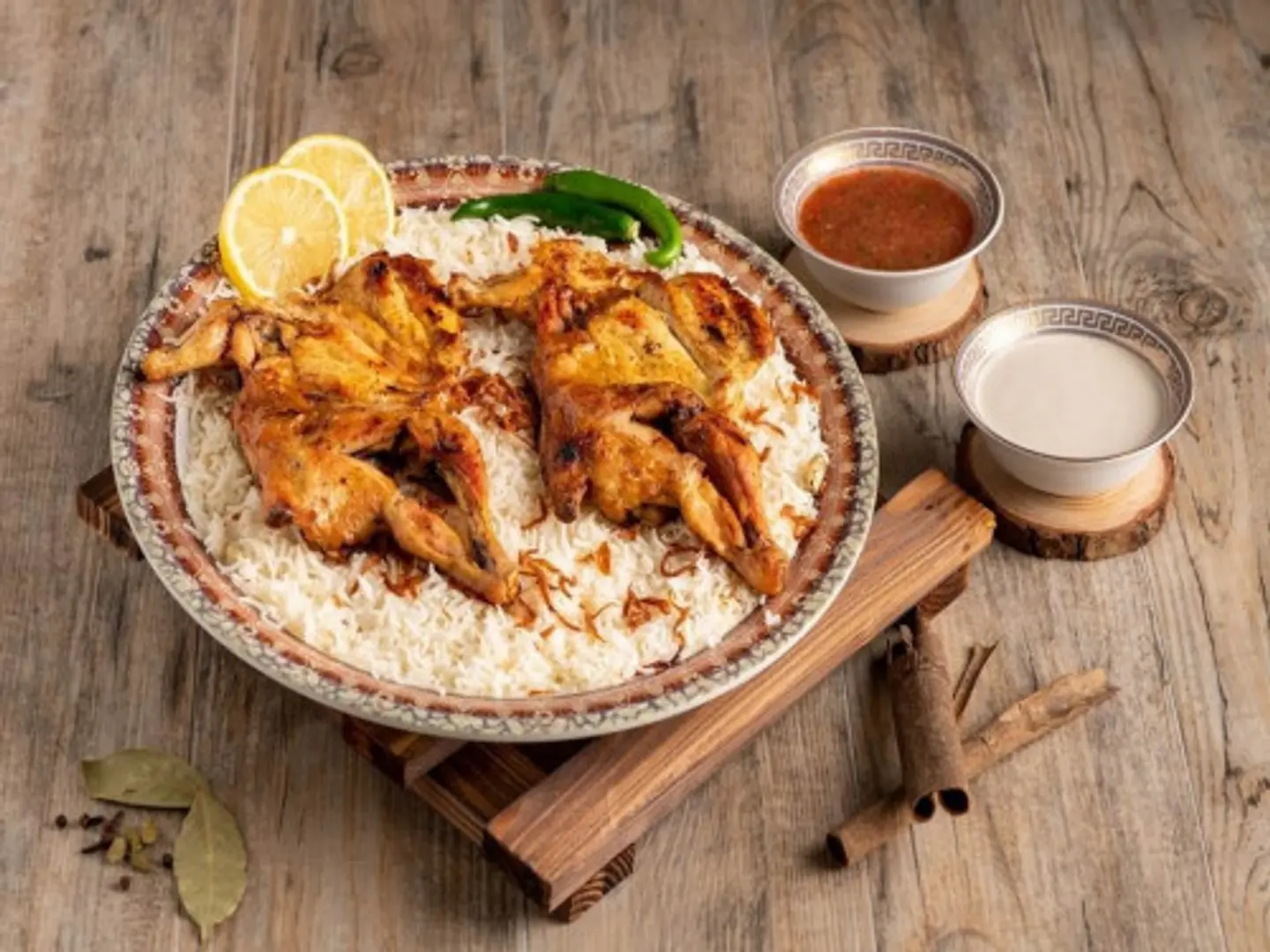 Whole Charcoal Chicken  - Shabi Rice