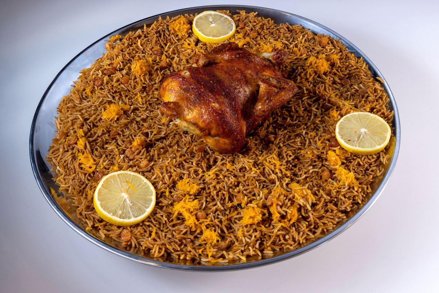 Chicken Shawayah With Kabli Rice - Whole Chicken