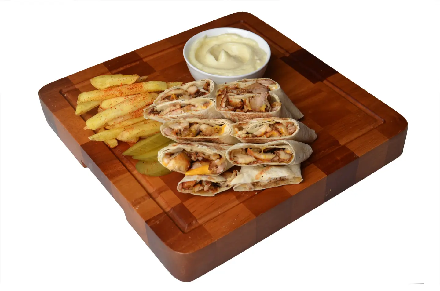 صحن شاورما عربي - جبنة - صغير