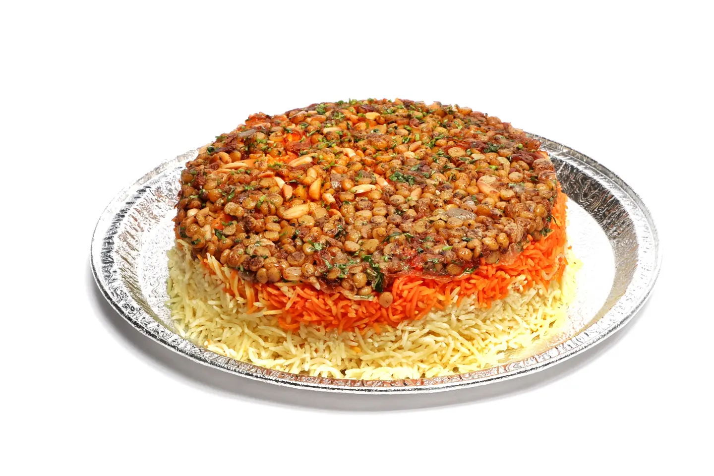 أرز مجبوس - وسط