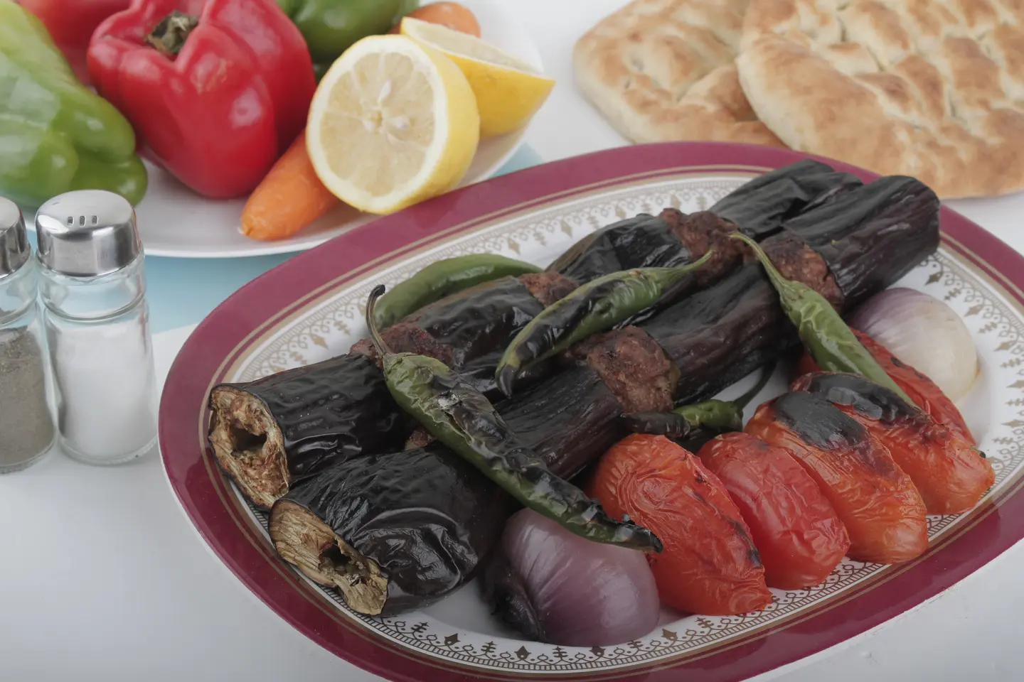 Kebab With Eggplant - For One Person