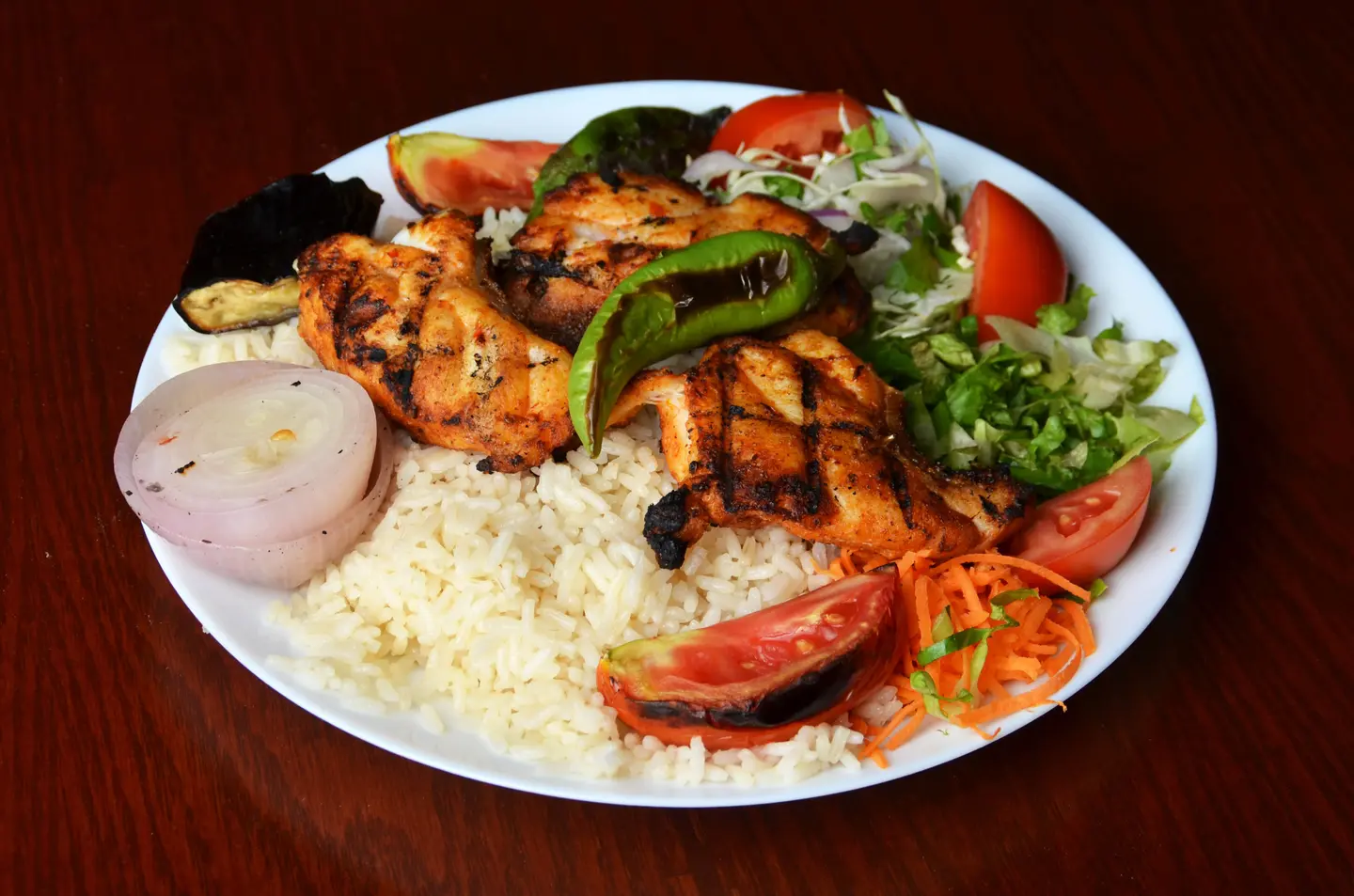 Grilled Fish Slices - For One Person