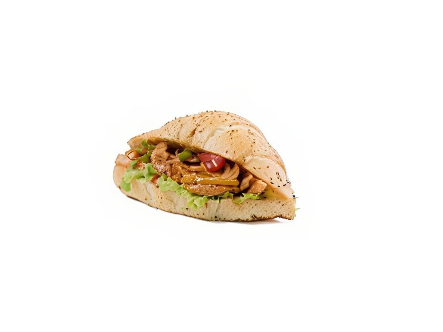 Croissant Chicken Shawarma Sandwich - Small