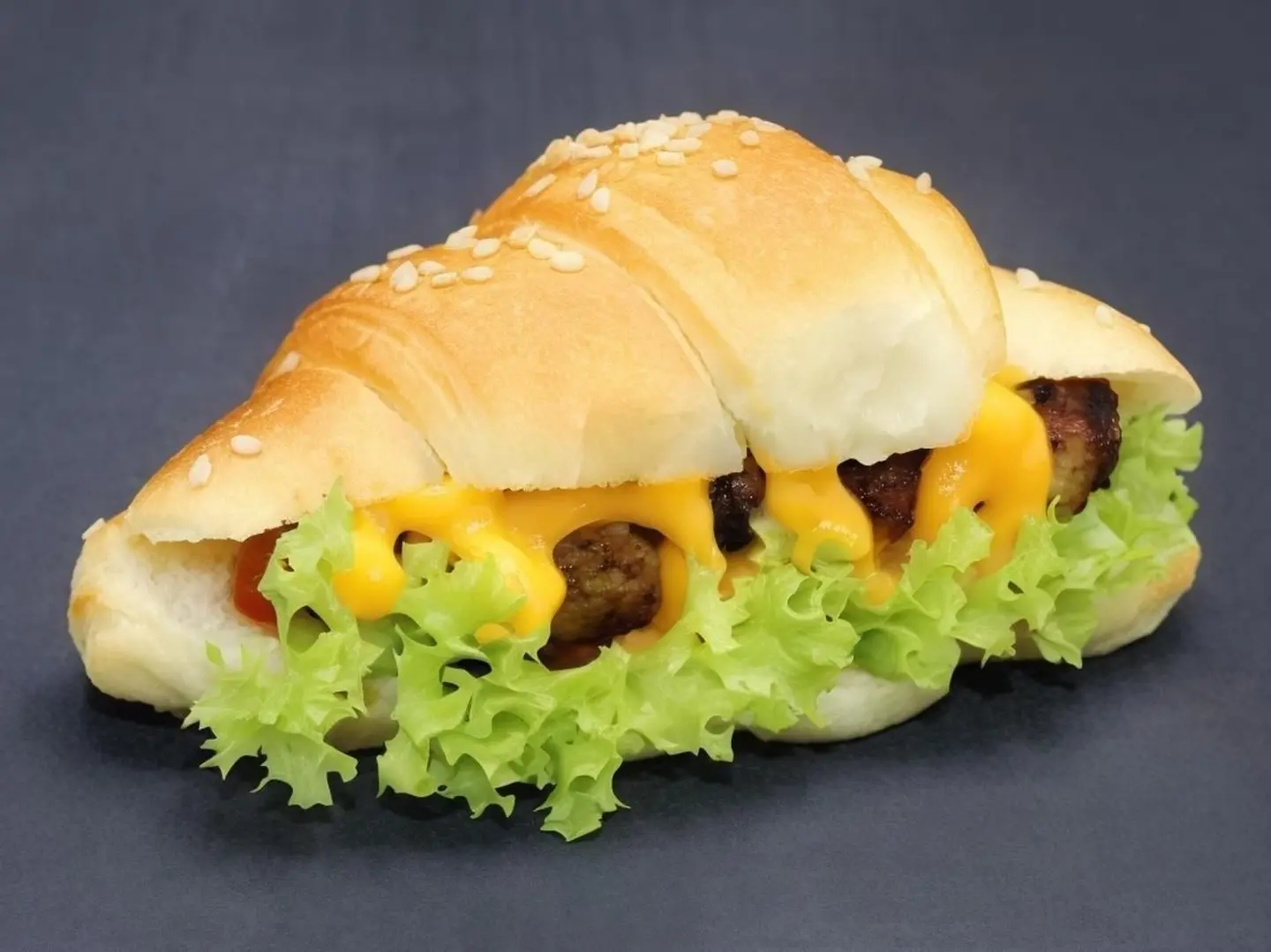 Croissant Grilled Chicken Kebab Sandwich - Small