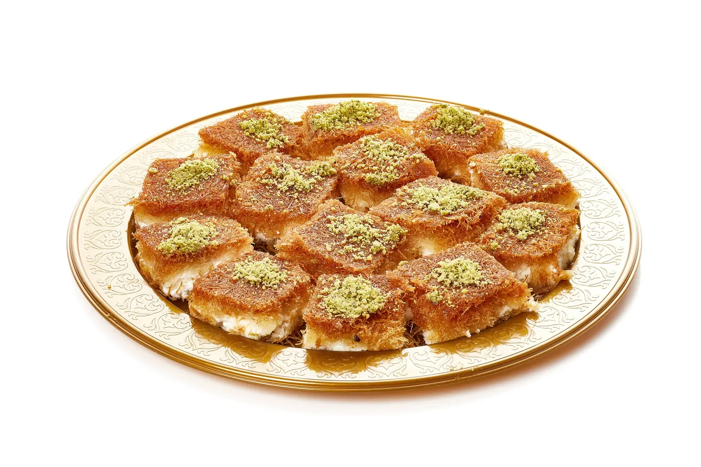 كنافة خشنة بالقشطة - نص كيلو