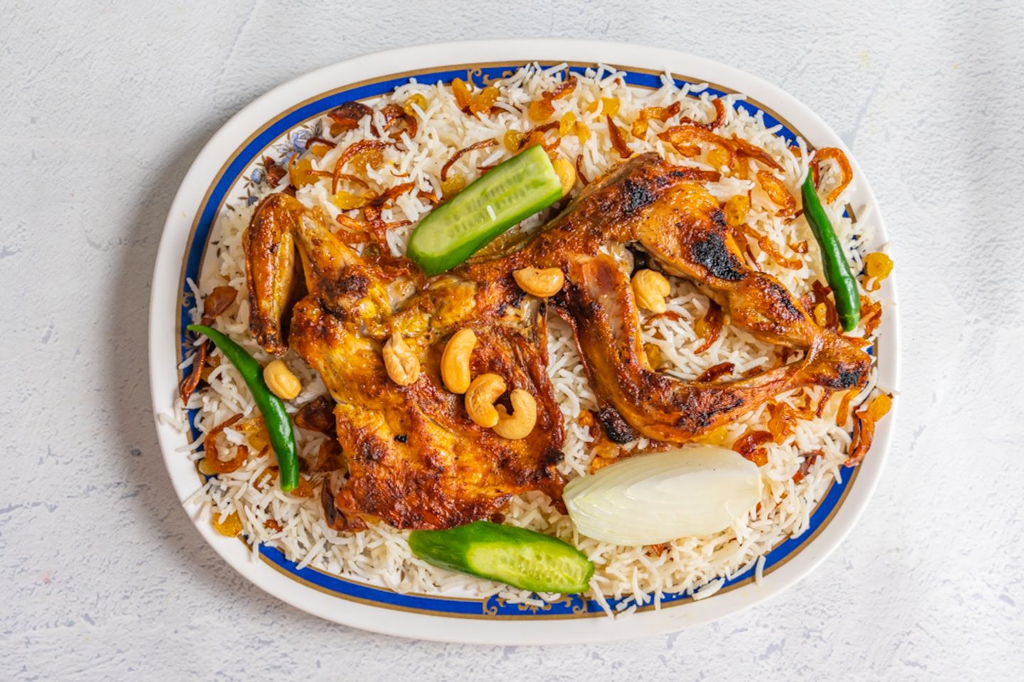 دجاج مظبي - نصف حبة