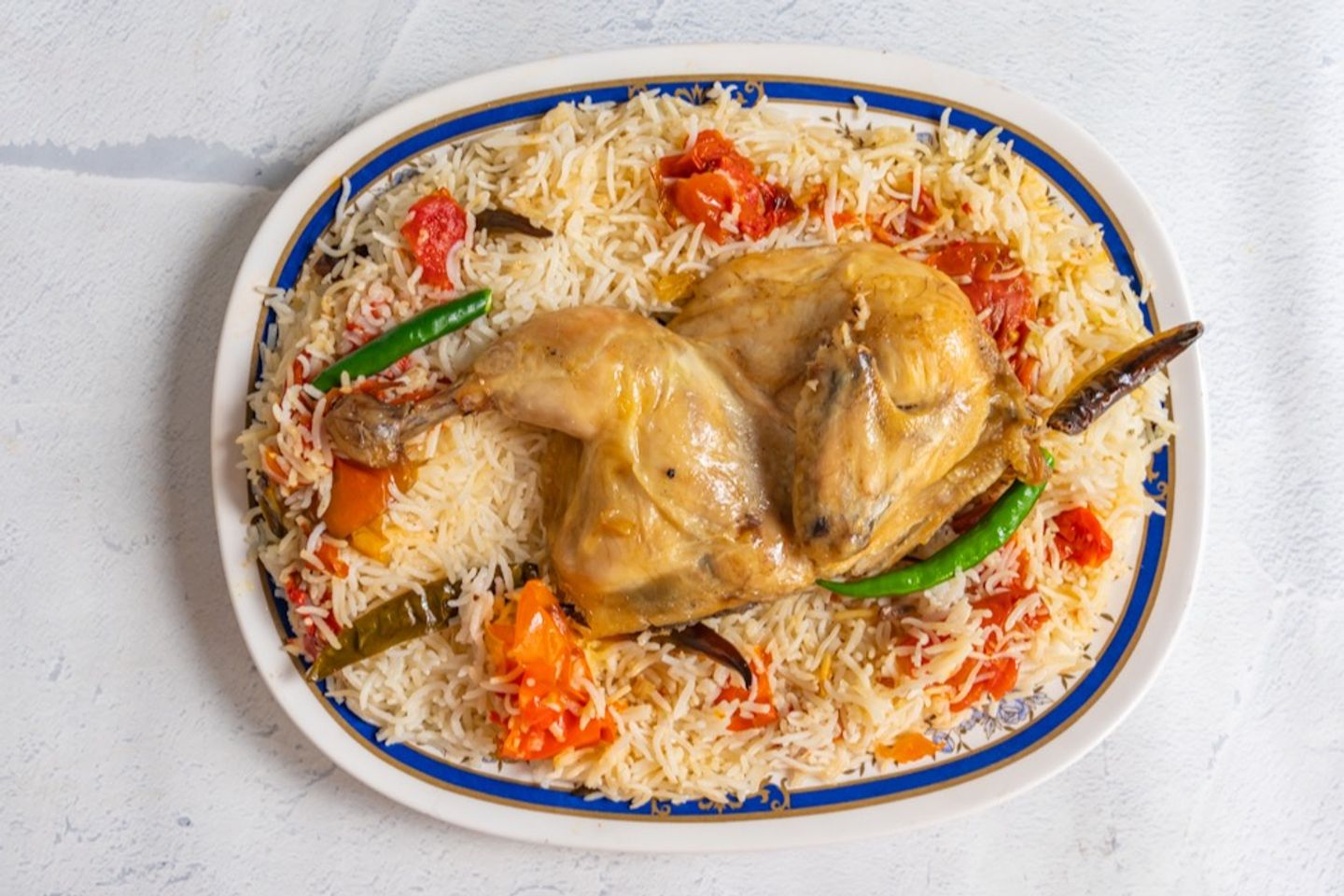 دجاج مندي حساوي  - نصف حبة