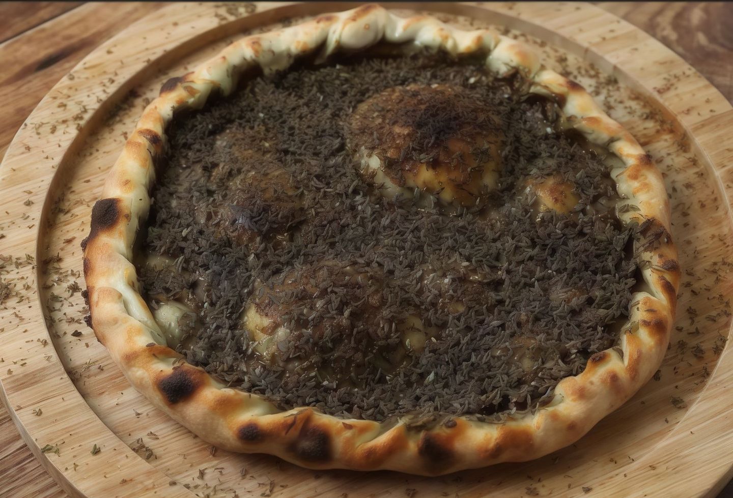 بيتزا الزعتر - صغير