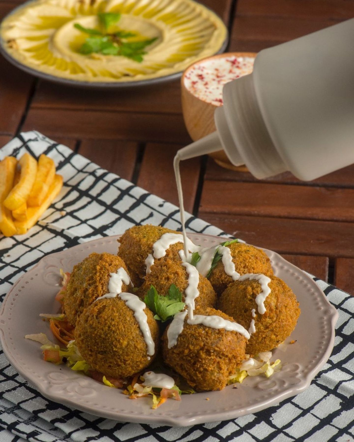 صحن فلافل - صغير