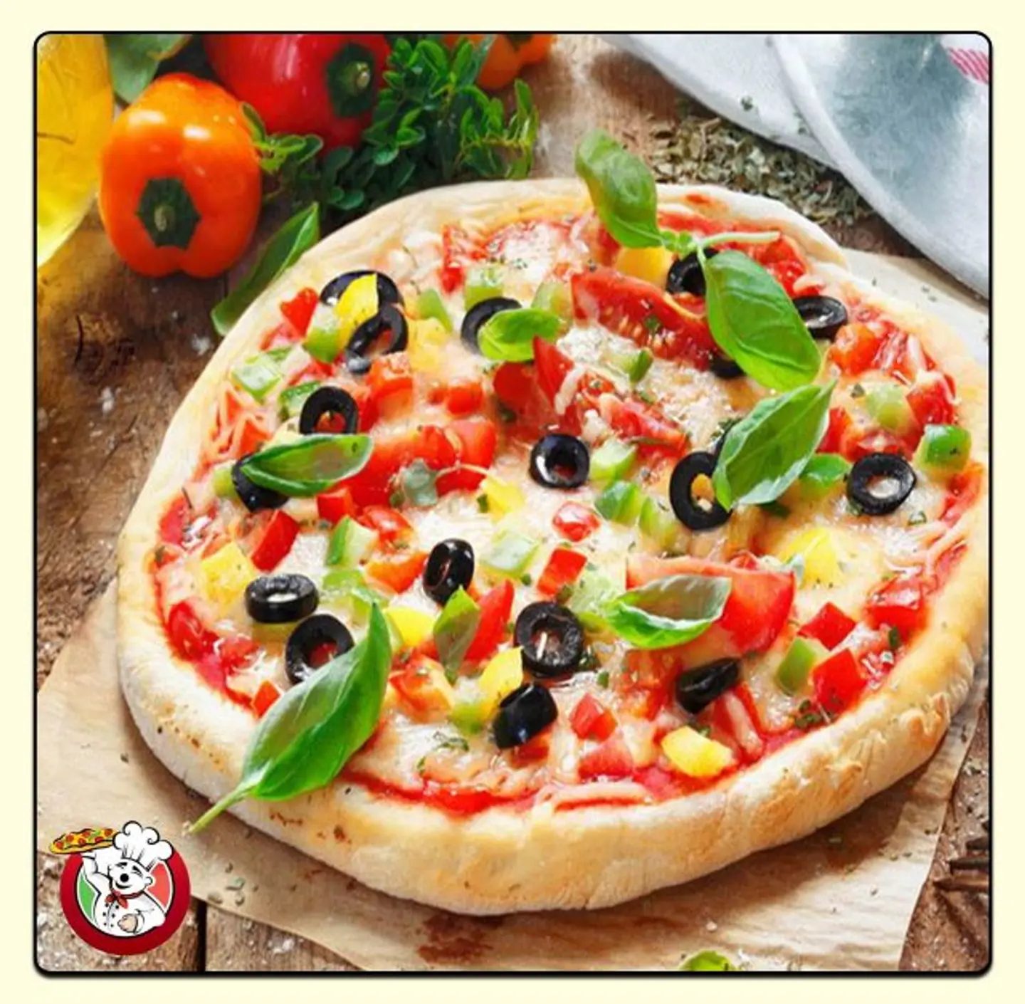 Vegetable Pizza - Small